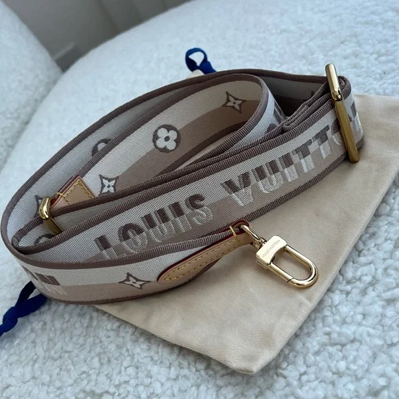 Louis Vuitton | Bags | Louis Vuitton Beige Cream Guitar Strap With